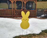 17.5 Inch Easter Bunny Peep Yard Signs
